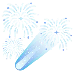 fuochi d’artificio + cometa