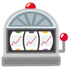 slot machine + grafico con andamento positivo
