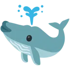 ปลาวาฬพ่นน้ำ + หน้าจุ๊บ