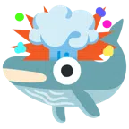ปลาวาฬพ่นน้ำ + ช็อค