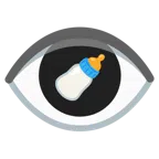 ojo + biberón
