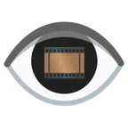 ojo + fotograma de película