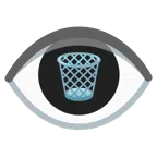 ojo + papelera