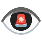 ojo + luces de policía
