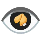 ojo + galleta de la fortuna