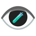 ojo + tubo de ensayo