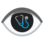 ojo + estetoscopio