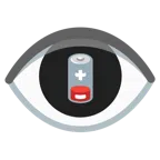ojo + batería baja