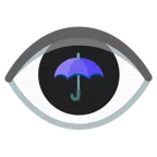 ojo + paraguas