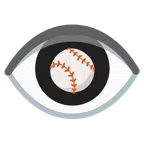 ojo + béisbol