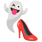 Gespenst + Stöckelschuh