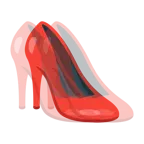 schlagendes Herz + Stöckelschuh