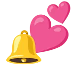 dos corazones + campana
