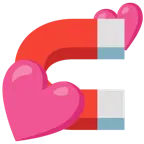 dos corazones + imán