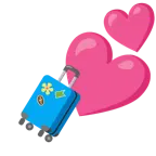 dos corazones + equipaje