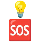 lâmpada + botão SOS