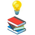 lâmpada + livros