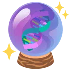 Kristallkugel + DNA