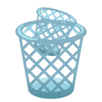 wastebasket + wastebasket