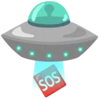 disco volante + pulsante SOS