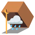 Mausefalle + Wolke mit Regen