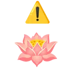 warning + lotus