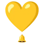 exclamación de corazón + campana