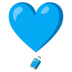 exclamación de corazón + equipaje
