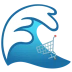 Welle + Einkaufswagen