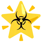 funkelnder Stern + Biogefährdung
