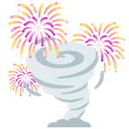 Wirbelsturm + Feuerwerk
