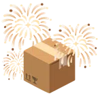 fuochi d’artificio + pacco