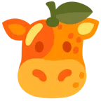 Kuhgesicht + Mandarine