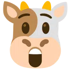 Kuhgesicht + erstauntes Gesicht