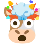 Kuhgesicht + explodierender Kopf