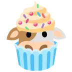 Kuhgesicht + Cupcake
