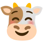 Kuhgesicht + lächelndes Gesicht