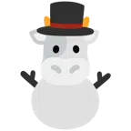 Kuhgesicht + Schneemann ohne Schneeflocken