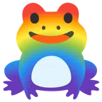 Frosch + Regenbogen