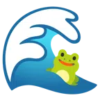 Frosch + Welle