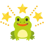 Frosch + funkelnder Stern