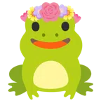 Frosch + Tulpe