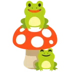 Frosch + Fliegenpilz