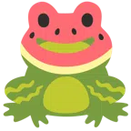 Frosch + Wassermelone