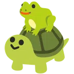 Frosch + Schildkröte