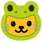 Frosch + Katzengesicht