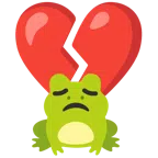 Frosch + gebrochenes Herz