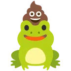 Frosch + Kothaufen