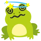 Frosch + schwindlig