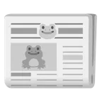 Frosch + Zeitung